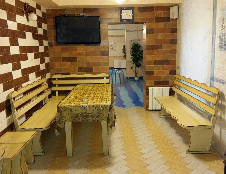 Сауна в гостинице Ока, в Рязани, Куйбышевское шоссе, 25 ст15 | комната отдыха | 1001sauna.com