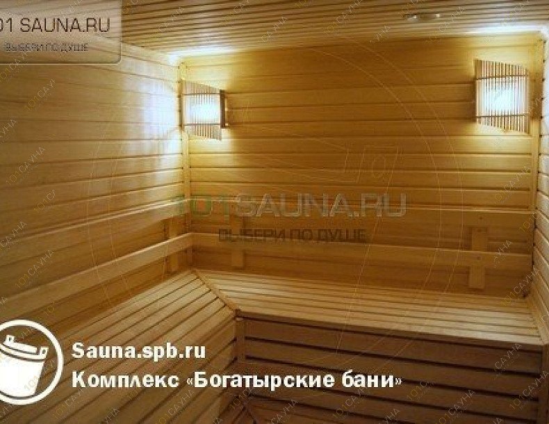 Комплекс Богатырские бани, в Санкт-Петербурге, Богатырский проспект, 18 к. 3 | 12 | 1001sauna.com