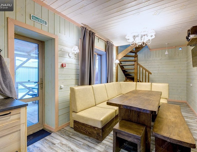 Бани Малина, в Уфе, Герцена, 53а (район Черниковка) | Домик: Виктория. Фото: 30 гостиная | 1001sauna.com