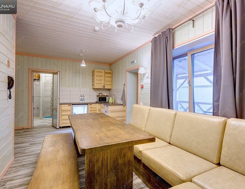 Бани Малина, в Уфе, Герцена, 53а (район Черниковка) | Домик: Виктория. Фото: 31 гостиная | 1001sauna.com