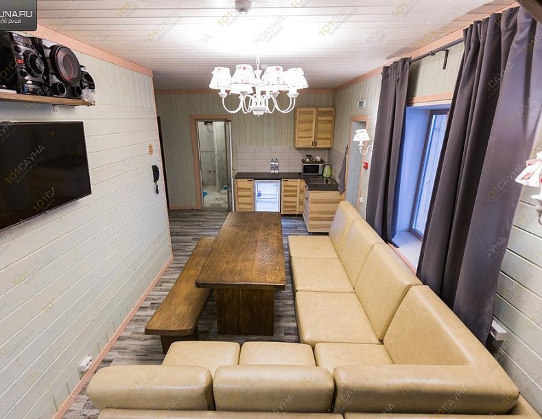 Бани Малина, в Уфе, Герцена, 53а (район Черниковка) | Домик: Виктория. Фото: 32 гостиная | 1001sauna.com