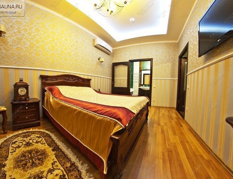 Сауна в гостевом доме Москвич, в Барнауле, Ясная, 78 | Сауна в отеле Москвич. Барнаул. Адрес: Ясная, 78 | Каталог: бани и сауны Барнаула. Фотография: гостиничный номер 101 - "Квартира №1" | 1001sauna.com