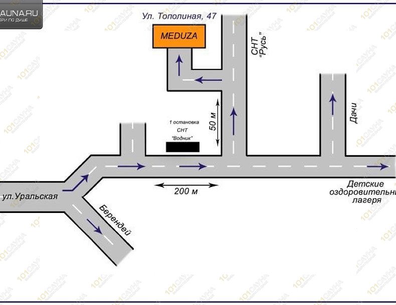 Сауна Медуза, в Оренбурге, Дубки, ул. Тополиная, 47 (Уральская) | 9 | 1001sauna.com