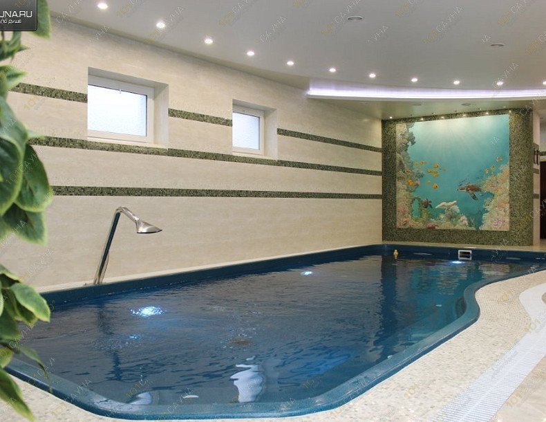 Сауна Чаплин, в Смоленске, Крупской, 64а | Просторный бассейн с волной, водопадом и гидромассажем | 1001sauna.com