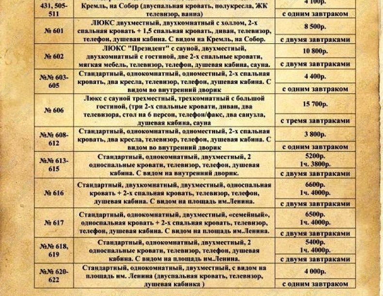 Сауна в гостинице Армения, в Туле, Советская, 47 | 8 | 1001sauna.com