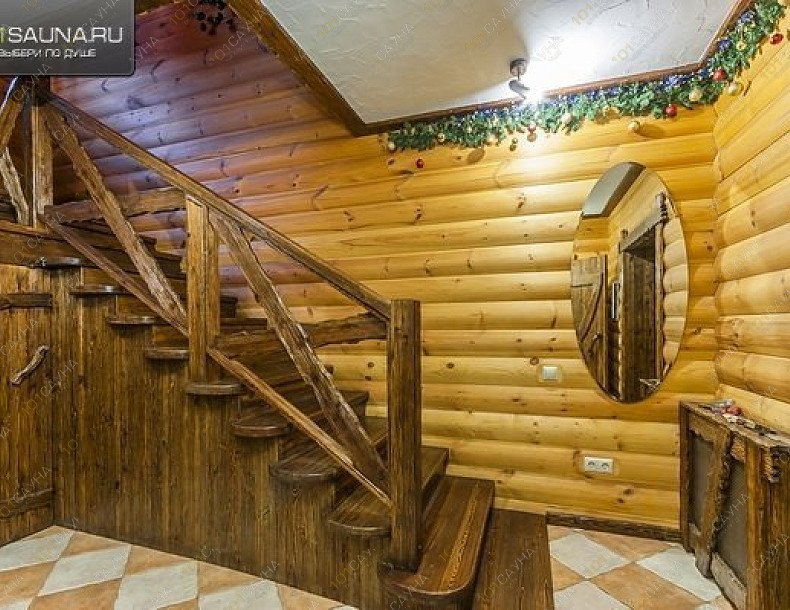 Сауна Домашняя, в Москве, Рябиновая, 63а | лестница на второй этаж | 1001sauna.com