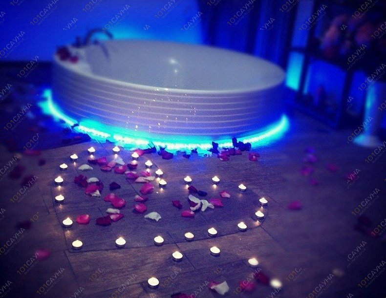Сауна С легким паром, в Воронеже, 9 января, 227 | Ванна с подсветкой | 1001sauna.com