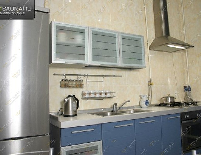 Загородный клуб Березина речка, в Саратове, г. Саратов, пос. Березина речка, дорога на поселок Красный Текстильщик, 14 км | ЗК Березина речка имеет собственную кухню, оборудованную всем необходимым - газовой плитой, микроволновой печью, холодильником. | 1001sauna.com