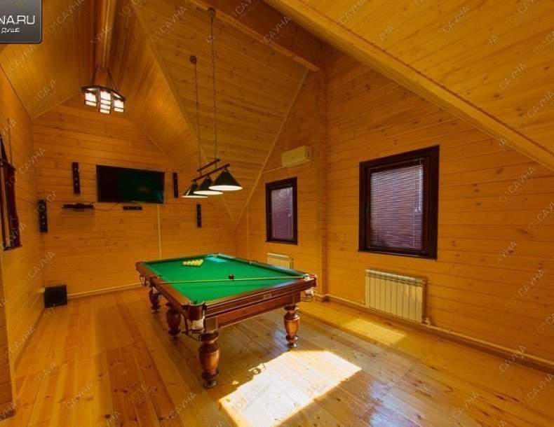 Русские бани На Перегонной 1, в Орске, Перегонная, 1 | Берлога. Фото: бильярд | 1001sauna.com