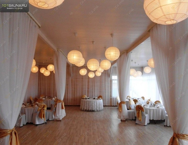 Комплекс отдыха Кривцово, в Твери, дер. Кривцово, д. 2А (1 км от трассы Москва - Санкт-Петербург.) | Банкетный зал. Фото: 37 | 1001sauna.com