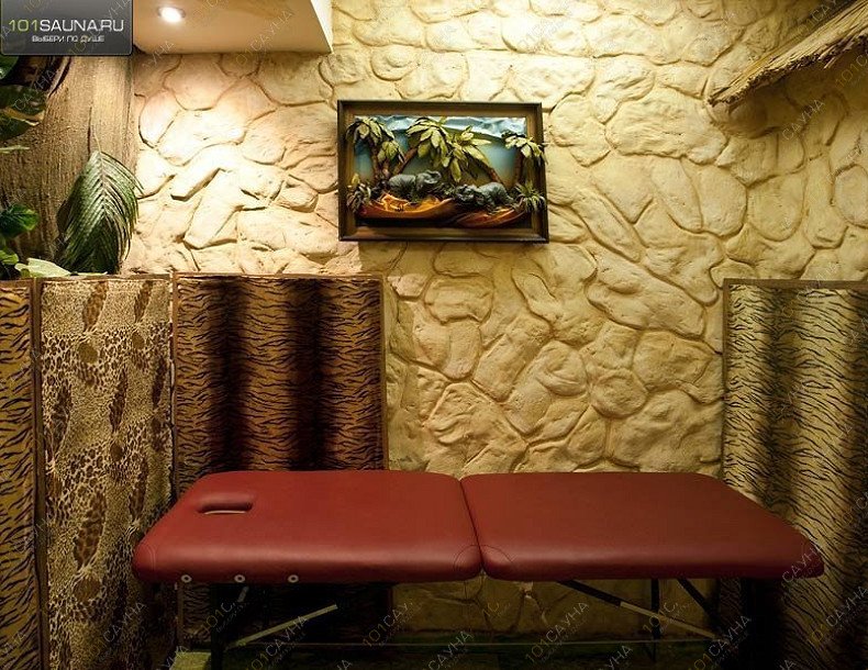 Сауна Брызги На Ладожской 2/37, в Москве, Ладожская улица, 2/37 | Зал "Джунгли" | 1001sauna.com