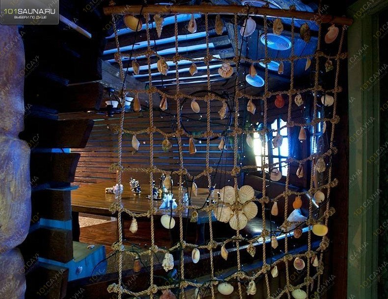 Сауна Брызги На Ладожской 2/37, в Москве, Ладожская улица, 2/37 | Зал "Пиратский корабль" | 1001sauna.com