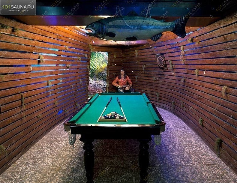 Сауна Брызги На Ладожской 2/37, в Москве, Ладожская улица, 2/37 | Зал "Пиратский корабль" | 1001sauna.com