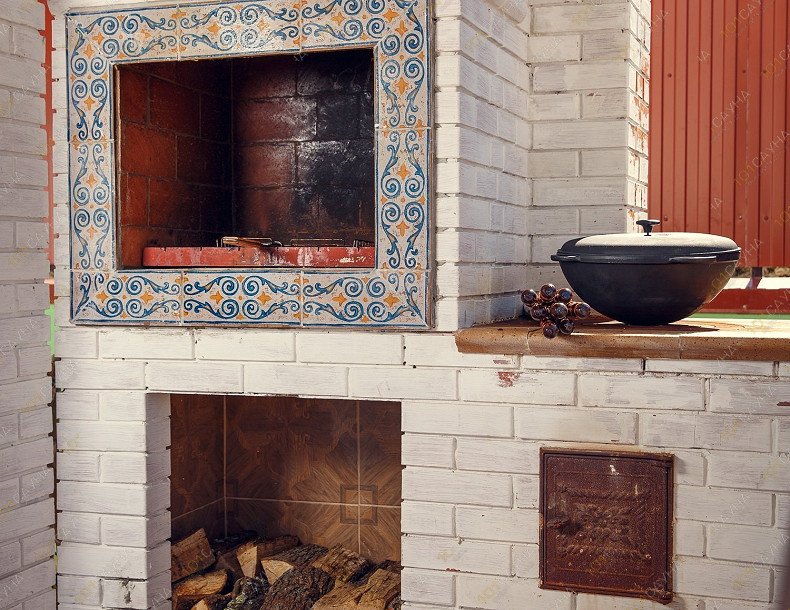 Русская баня Малина, в Анапе, Супсех, ул.Черничная, 1 (Камаева,13) | мангал | 1001sauna.com