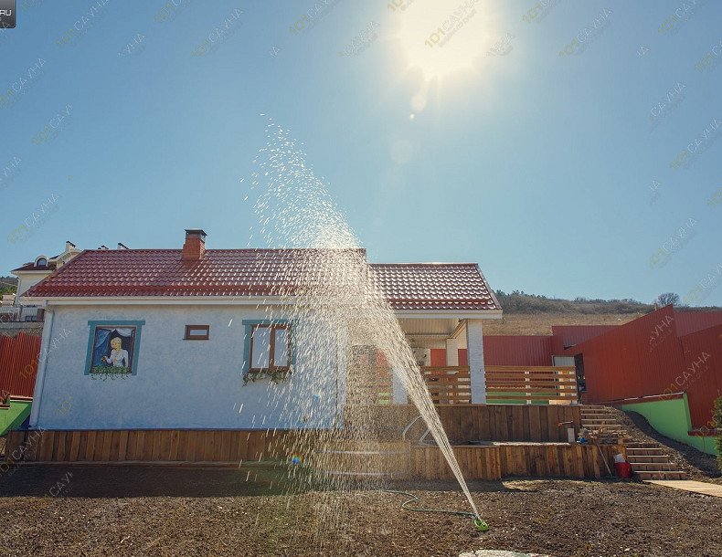 Русская баня Малина, в Анапе, Супсех, ул.Черничная, 1 (Камаева,13) | фасад | 1001sauna.com