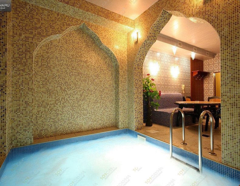 Сауна в отеле Лазурный Берег, в Тюмени, улица Широтная, 59А | ВОСТОЧНЫЙ ЗАЛ | 1001sauna.com