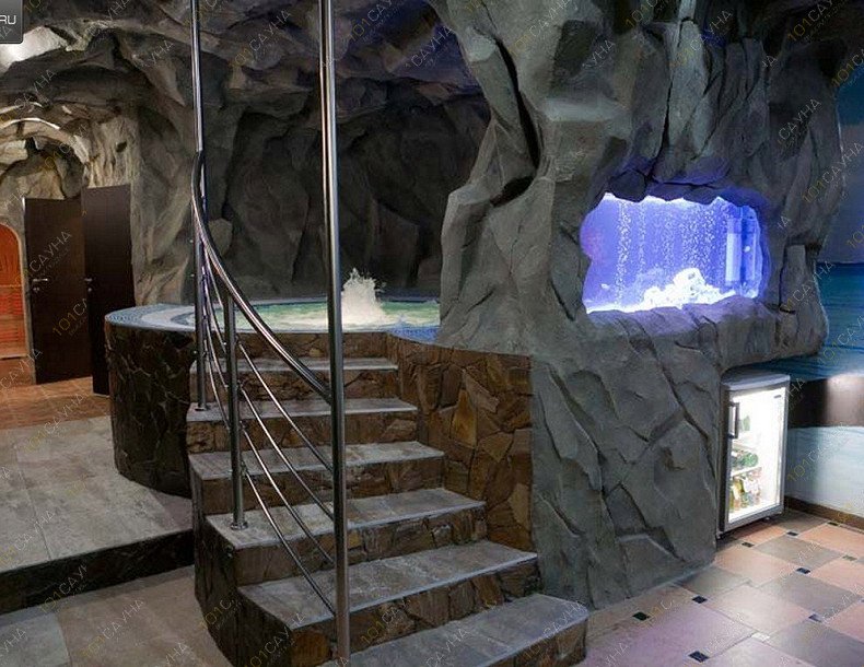 Сауна в отеле Лазурный Берег, в Тюмени, улица Широтная, 59А | ЗАЛ ПЕЩЕРА | 1001sauna.com