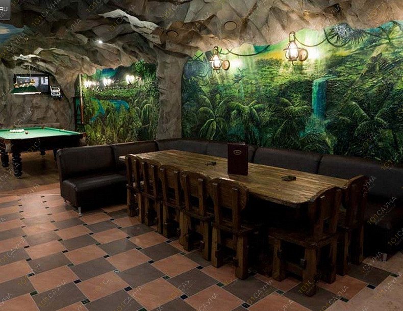 Сауна в отеле Лазурный Берег, в Тюмени, улица Широтная, 59А | ЗАЛ ПЕЩЕРА | 1001sauna.com