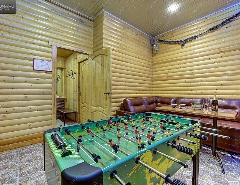 Баня Баня Лёгкий Пар, в Санкт-Петербурге, Свердловская набережная, 62 | Настольный футбол в зоне отдыха бани Лёгкий Пар | 1001sauna.com