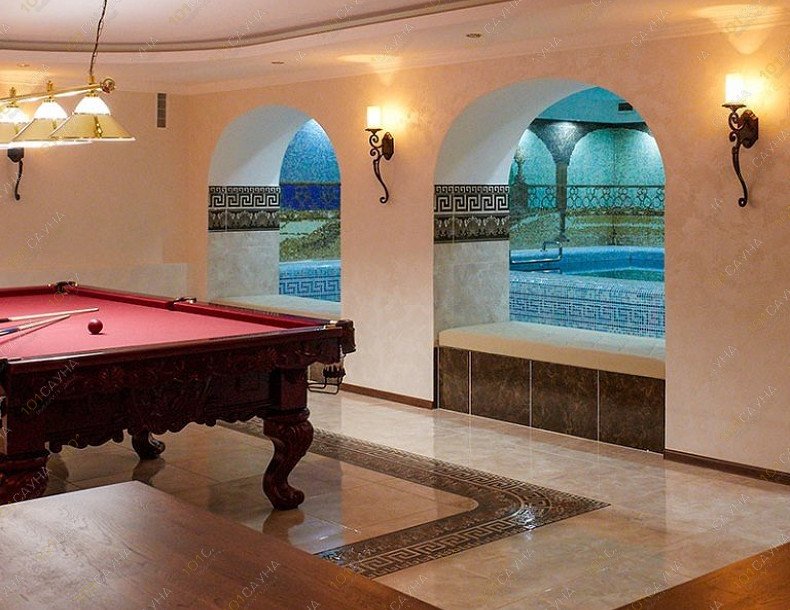 Оздоровительный комплекс Банный штаб, в Москве, ул. Трофимова, д. 36 к.1 | Европейский зал. Фото: 7 | 1001sauna.com