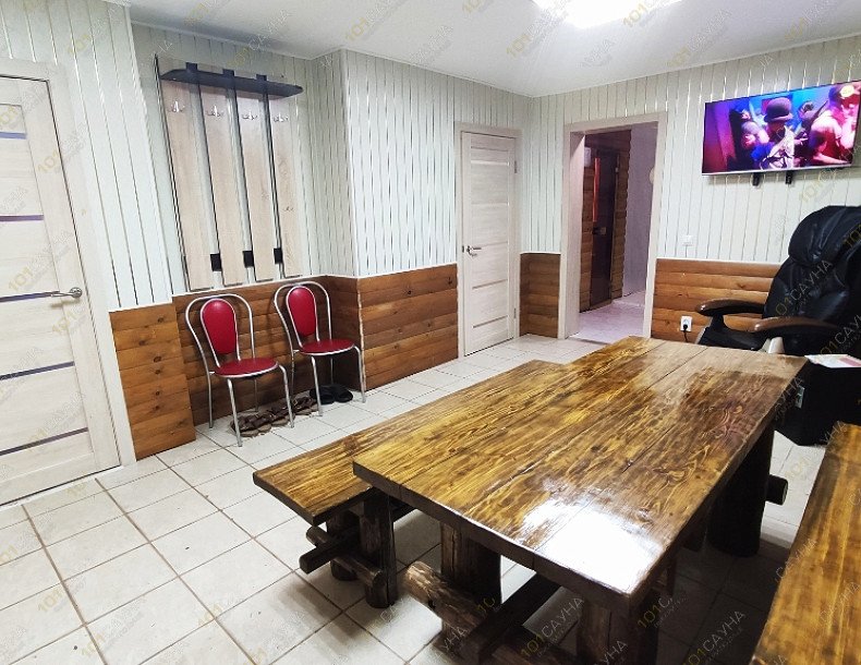 Сауна Орион, в Абакане, ул. Пирятинская, 13А | Интерьер комнаты отдыха сауны Орион | 1001sauna.com