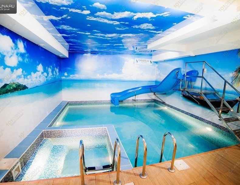 Сауна Paradise, в Чебоксарах, Улица Парижской коммуны, 7 | Бассейн и водная горка | 1001sauna.com