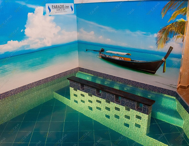 Сауна Paradise, в Чебоксарах, Улица Парижской коммуны, 7 | стойка в бассейне | 1001sauna.com