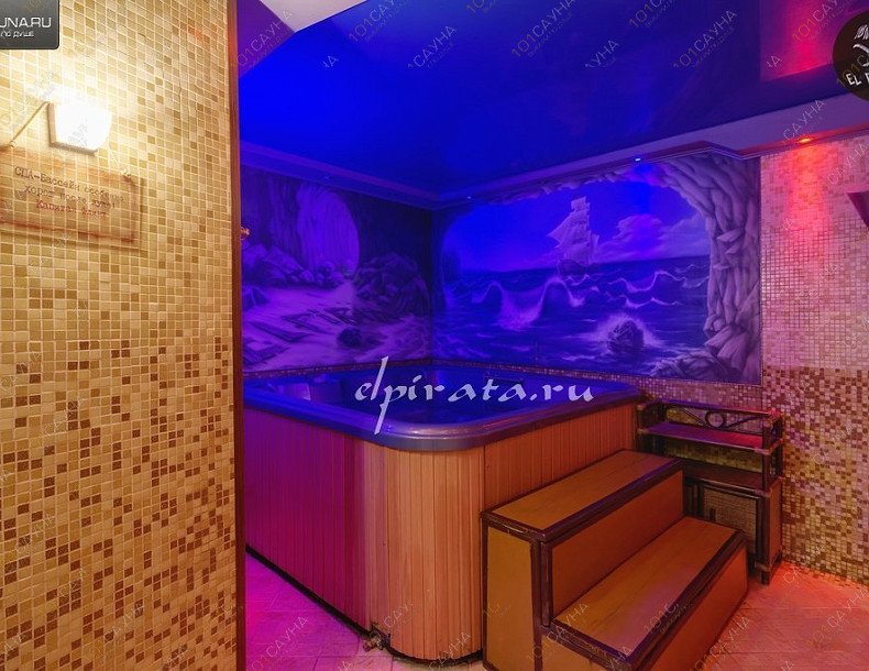 VIP Sauna-Club Эль Пирата, в Санкт-Петербурге, ул. Бассейная, 38 лит В | Люкс 1 — декор интерьера в пиратском стиле | 1001sauna.com