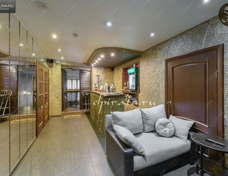 VIP Sauna-Club Эль Пирата, в Санкт-Петербурге, ул. Бассейная, 38 лит В | Люкс 2 — интерьер гостиной | 1001sauna.com