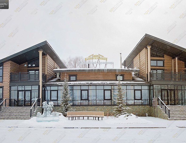 Баня Сибирский характер, в Новосибирске, Корчагина, 8/1 | Центральный фасад | 1001sauna.com