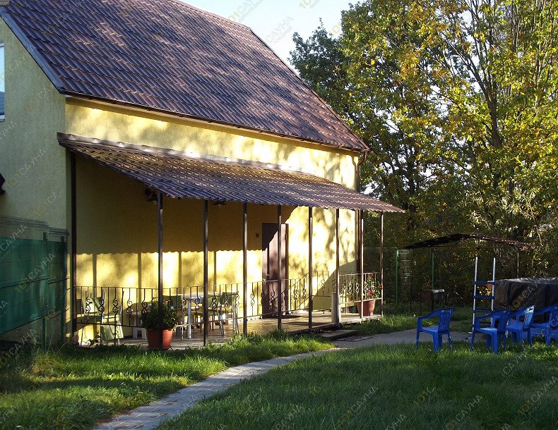 баня в коттедже Баня Одинцовская, в Смоленске, п. Одинцово, 2 | зона отдыха на улице | 1001sauna.com