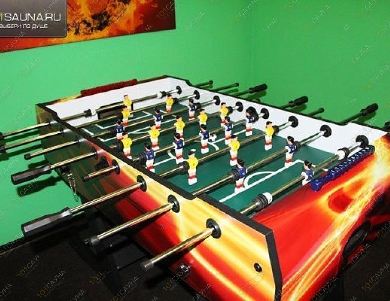 Сауна Сауна на Северном, в Санкт-Петербурге, Северный проспект, 75 к1 | Настольный футбол Barcelona в игровой зоне сауны | 1001sauna.com