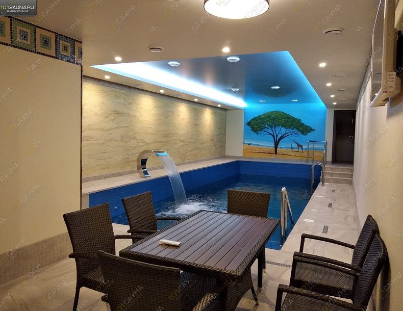 Сауна в отеле Саванна, в Рязани, улица Школьная, 2Д | номер №1 с бассейном | 1001sauna.com
