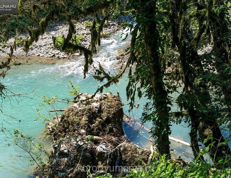 Горная баня РАССВЕТ, в Сочи, пос.Хлебороб, ул.Центральная 10 | Горная река Хоста | 1001sauna.com