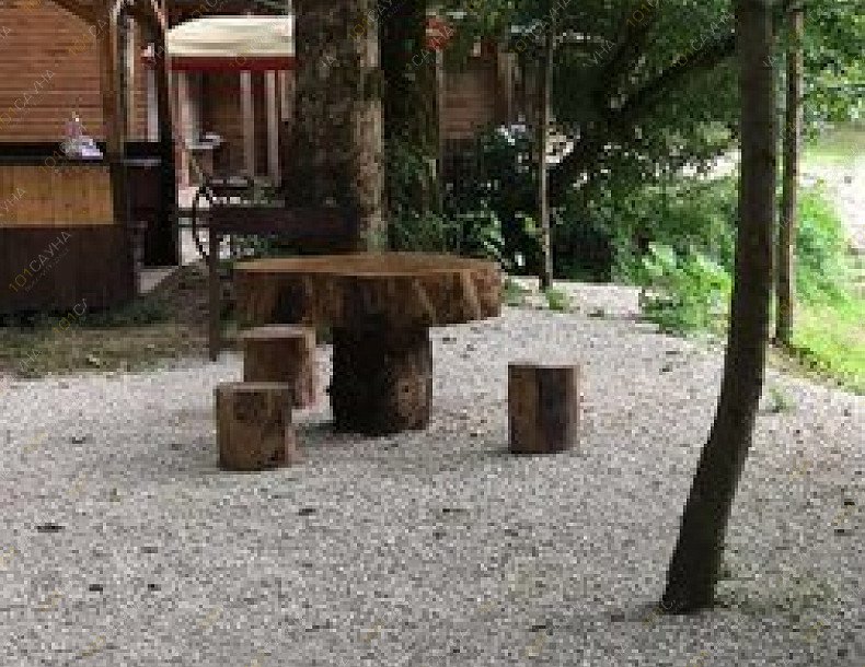 Горная баня РАССВЕТ, в Сочи, пос.Хлебороб, ул.Центральная 10 | Территория у бани | 1001sauna.com