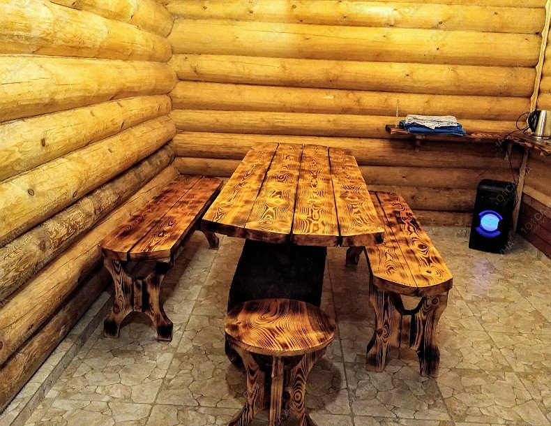 Комплекс Русских бань Лесная заимка, в Челябинске, поселок Новоказанцево, ул. Зеленая, 1 | зал | 1001sauna.com