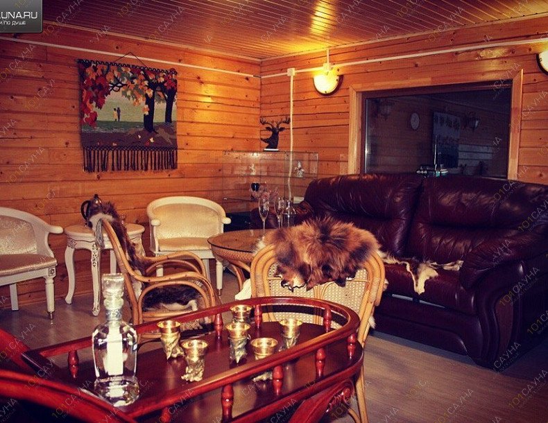 Русская баня На дровах, в Балашихе, мкр. Кучино Дачный переулок 1 | Зал отдыха | 1001sauna.com