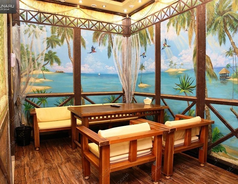 сауна Аквамарин, в Чебоксарах, Вурнарское шоссе, дом 10 | Номер: Тропический. Фото: 15 | 1001sauna.com