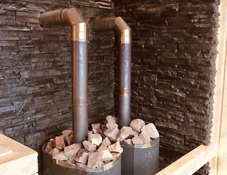 Баня База отдыха Волжино, в Энгельсе, Сазанка, загородная база отдыха "Волжино" | банные печи в парной | 1001sauna.com