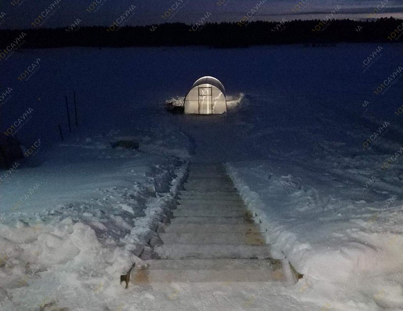 Баня в коттедже Релакс, в Тюмени, 11 км Муллашовского тракта | Закрытая купель | 1001sauna.com