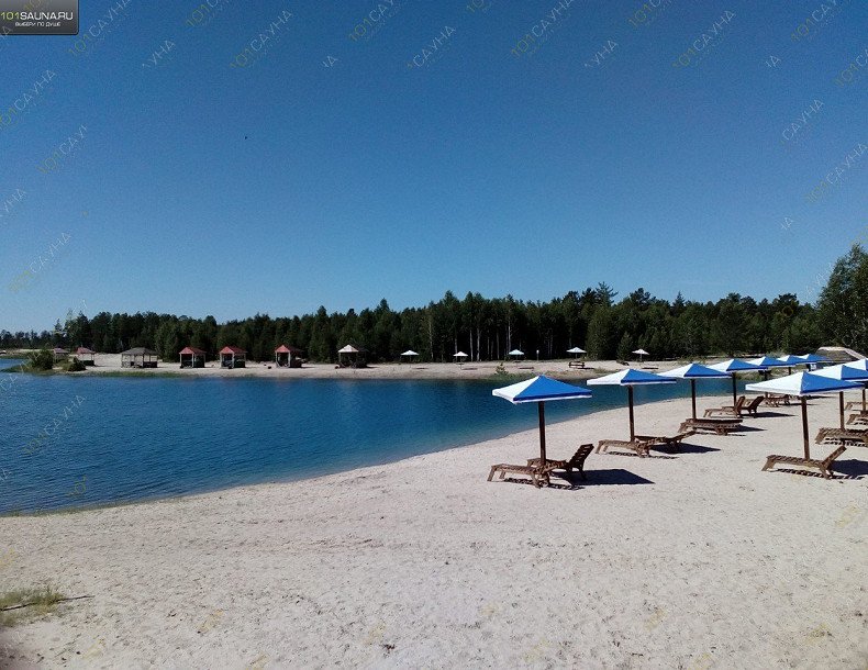 Баня в коттедже Релакс, в Тюмени, 11 км Муллашовского тракта | Пляж | 1001sauna.com