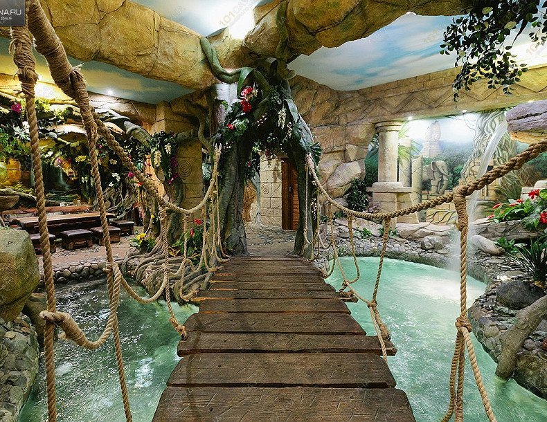 Сауна Царёвы бани, в Пензе, Заводское шоссе, 3 | Номер "Джунгли" | 1001sauna.com