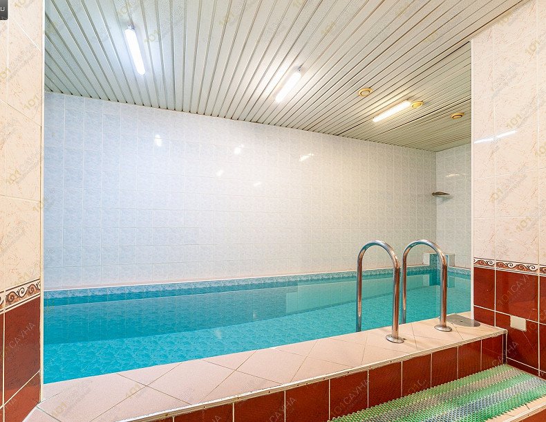 Баня в гостинице На Двинской, в Волгограде, ул. Карская, д.40 | Банный номер 2 бассейн и купель | 1001sauna.com