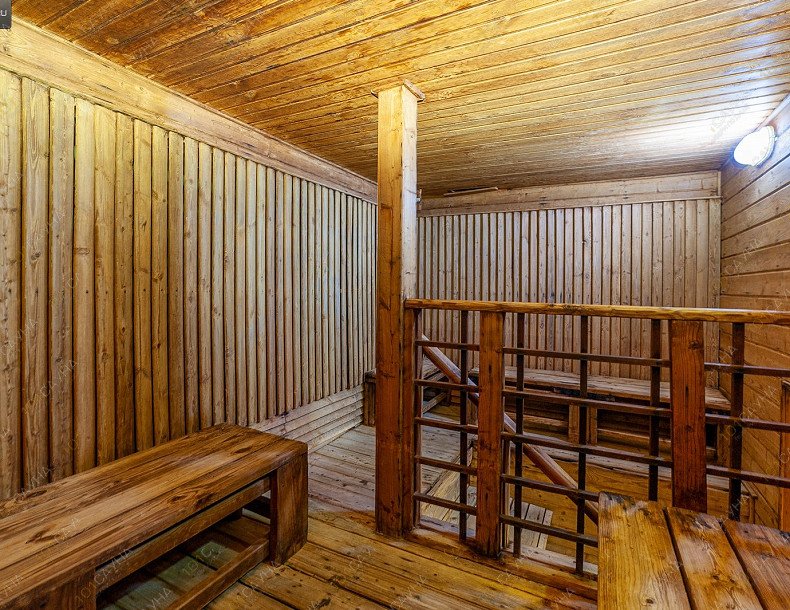 Баня в гостинице На Двинской, в Волгограде, ул. Карская, д.40 | Парилка банного номера 2 | 1001sauna.com