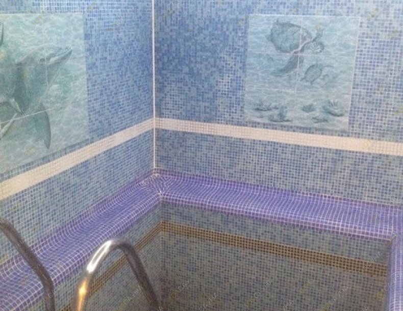 Баня в коттедже в Лосином Парке-1, в Москве, Щелковский р-н, ДНП Оболдино, КП Лосиный Парк-1, уч.115-2 | из парилки в бассейн | 1001sauna.com