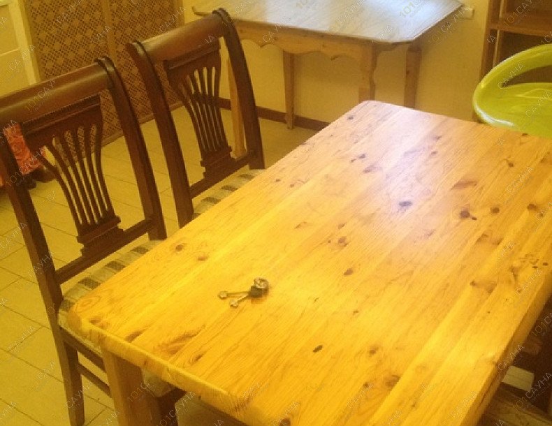 Баня в коттедже в Лосином Парке-1, в Москве, Щелковский р-н, ДНП Оболдино, КП Лосиный Парк-1, уч.115-2 | столовая | 1001sauna.com