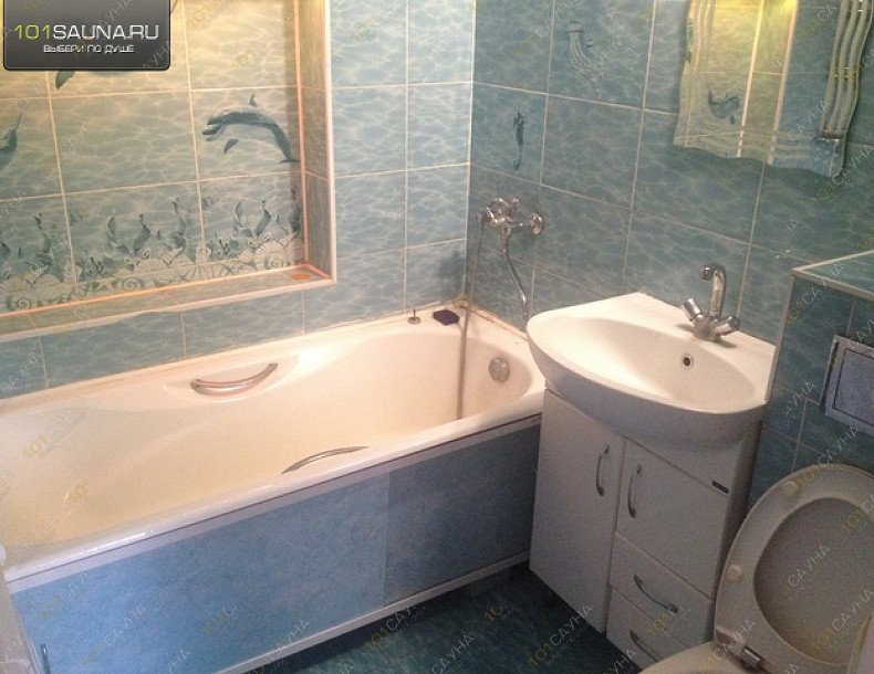 Баня в коттедже в Лосином Парке-1, в Москве, Щелковский р-н, ДНП Оболдино, КП Лосиный Парк-1, уч.115-2 | ванная | 1001sauna.com