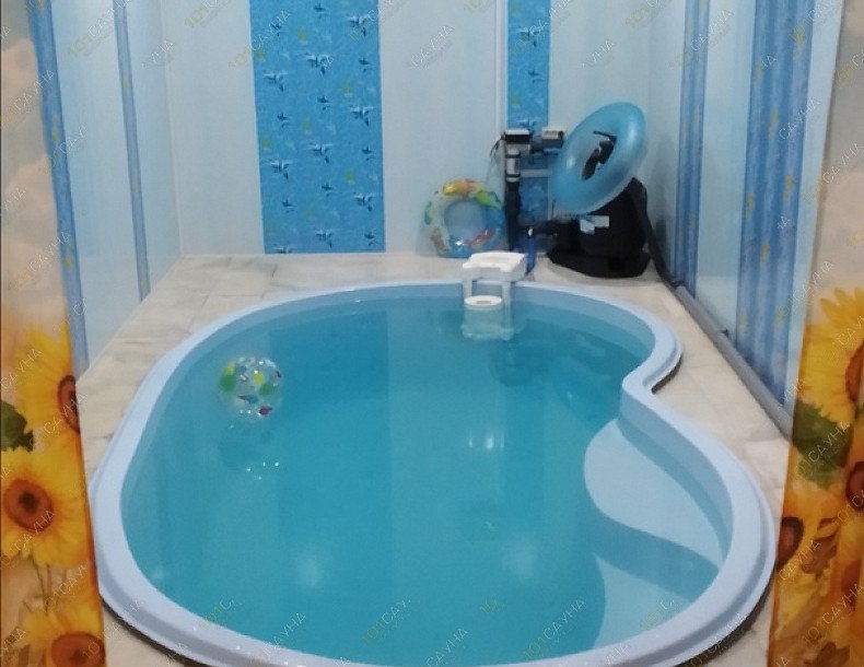 Гостевой дом Банька в Гоголях, в Пскове, Большая Гоголевка | Размеры бассейна 1,5 х 3 м, глубина 1,5 | 1001sauna.com