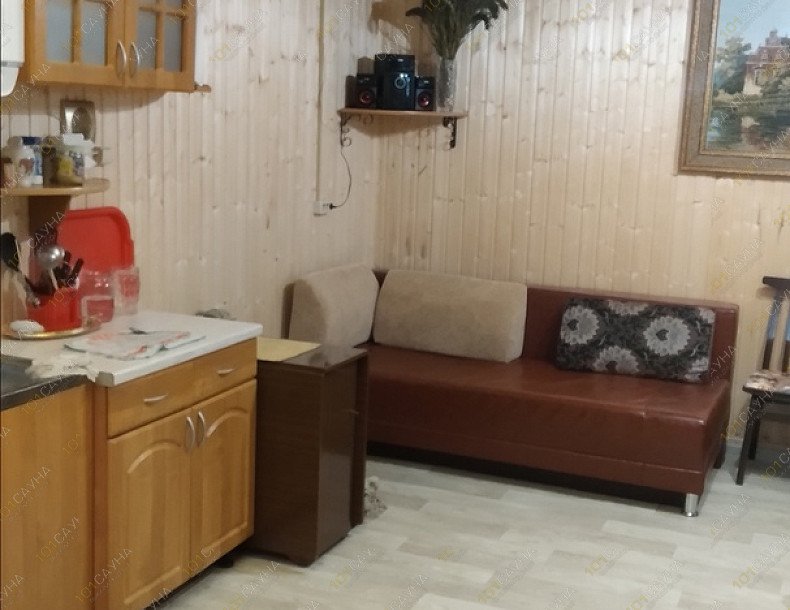 Гостевой дом Банька в Гоголях, в Пскове, Большая Гоголевка | Гостиная (вид слева) | 1001sauna.com