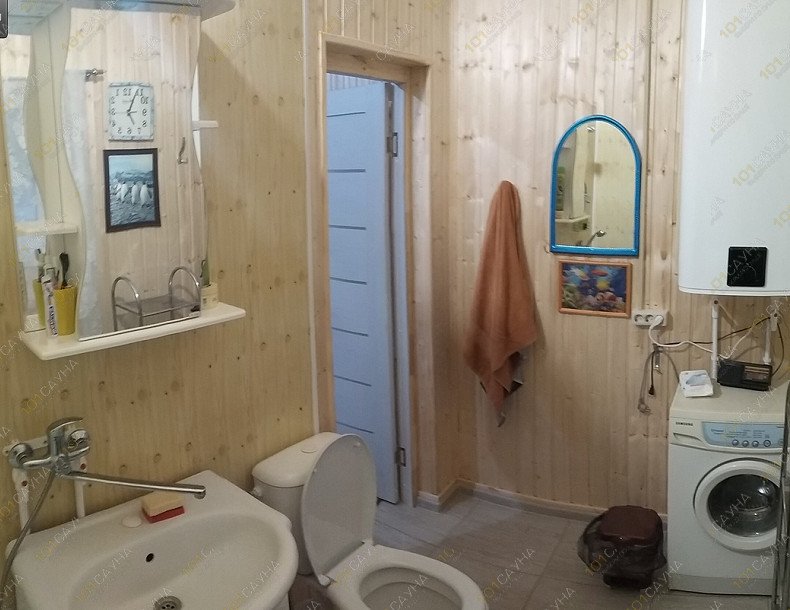 Гостевой дом Банька в Гоголях, в Пскове, Большая Гоголевка | Ванная | 1001sauna.com